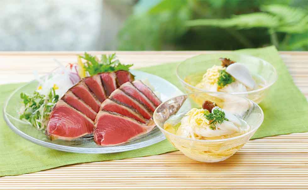 鯛だしそうめんと鰹のたたきセット イメージ